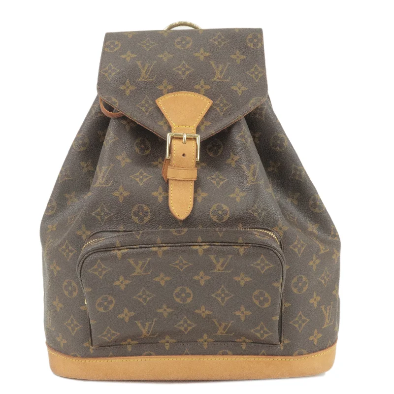 Louis Vuitton Monogram Montsouris GM Back Pack M51135