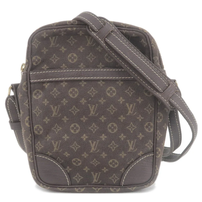 Louis Vuitton Monogram Mini Lin Danube Shoulder Bag Brown M95228