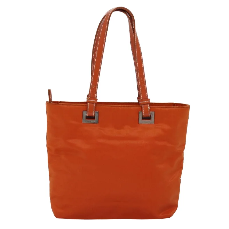 PRADA Hand Bag Nylon Orange  74418