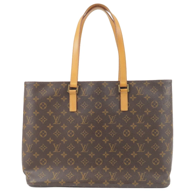 Louis Vuitton Monogram Luco Tote Bag Hand Bag M51155