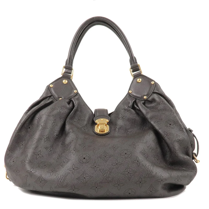 Louis Vuitton Monogram Mahina L Shoulder Bag Gris M95767