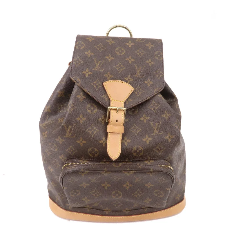 Louis Vuitton Monogram Montsouris GM Back Pack Brown M51135