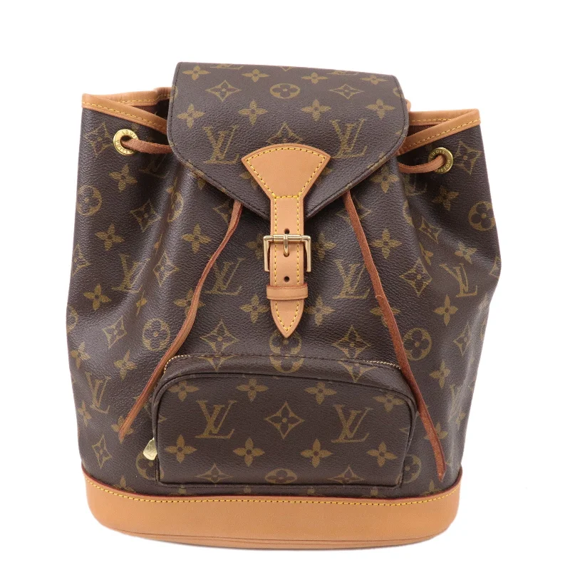 Louis Vuitton Monogram Montsouris MM Back Pack Bag M51136