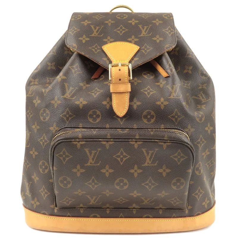 Louis Vuitton Monogram Montsouris GM Back Pack M51135