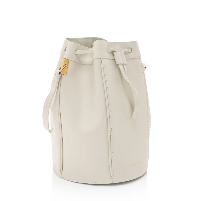 Saint Laurent Calfskin Talitha Medium Bucket Bag RvP2LH