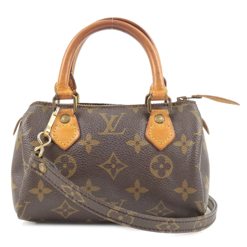 Louis Vuitton Monogram Mini Speedy & Strap Mini Bag M41534