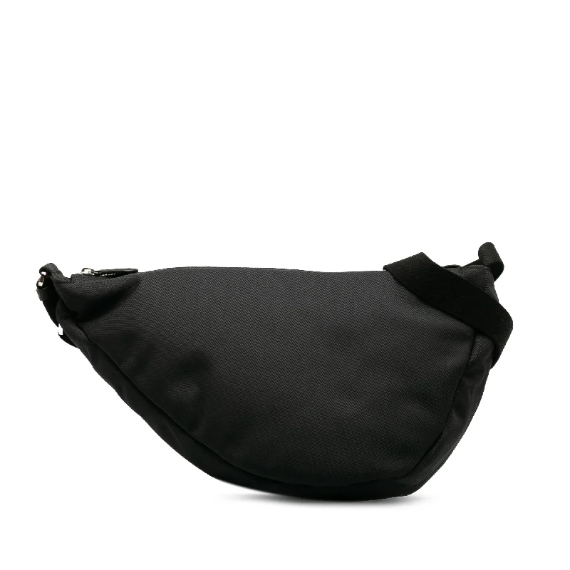 Black The Row Nylon Slouchy Banana Two Crossbody Bag