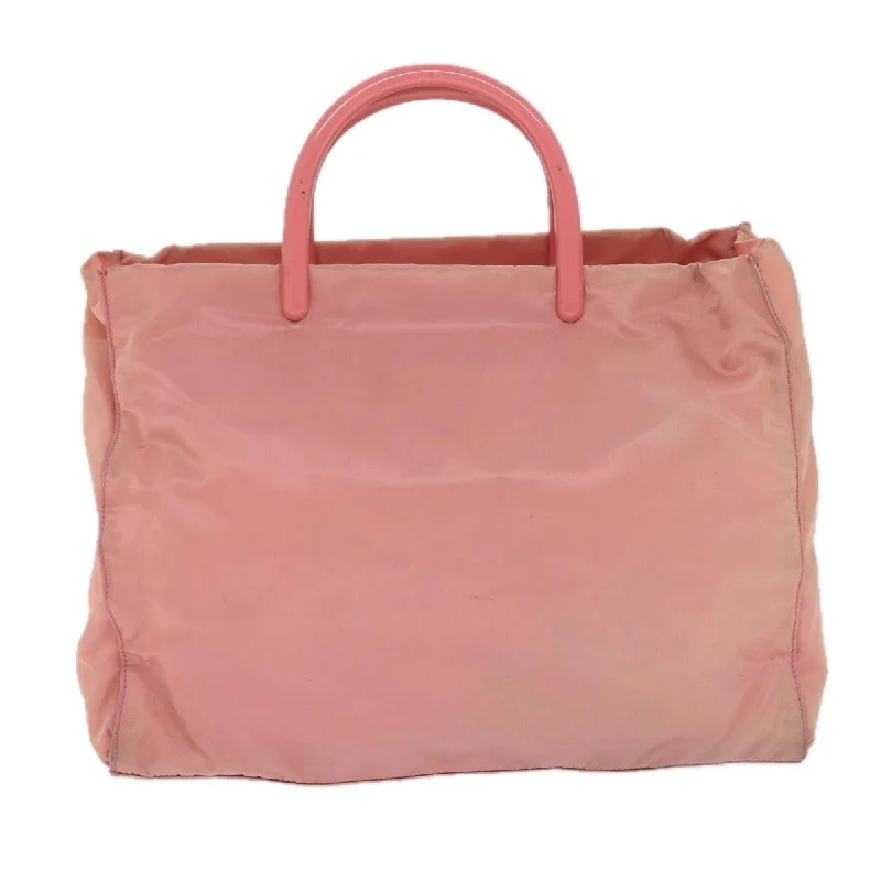 PRADA Hand Bag Nylon Pink  ep2122