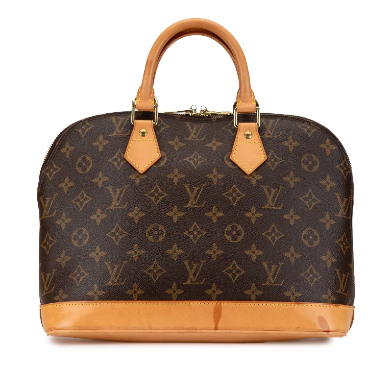 Brown Louis Vuitton Monogram Alma PM Handbag