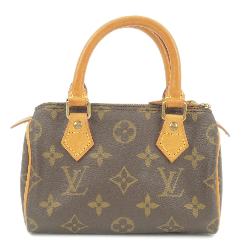 Louis Vuitton Monogram Mini Speedy Hand Bag Purse M41534