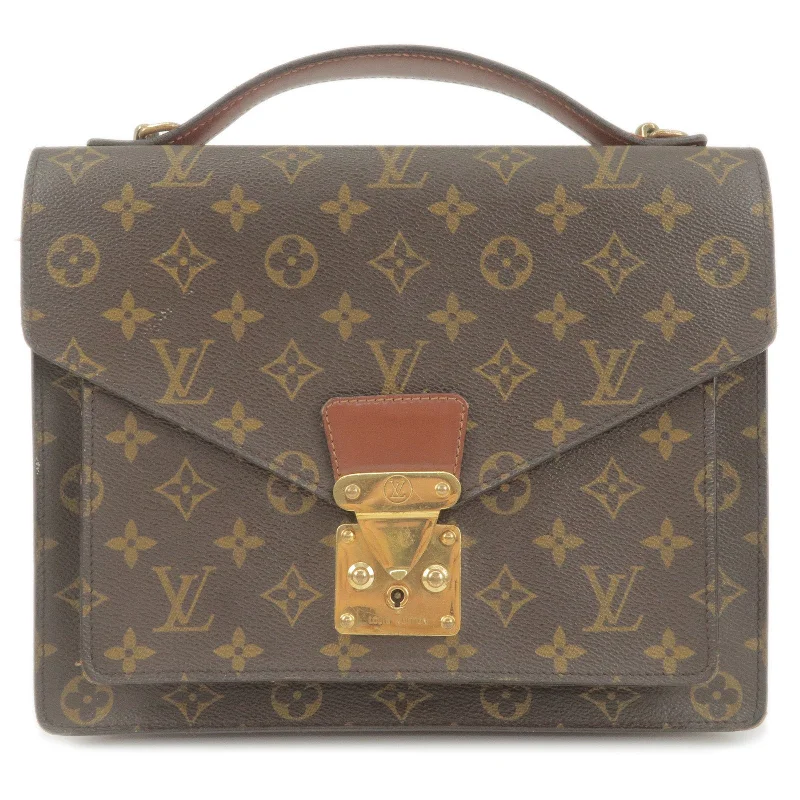 Louis Vuitton Monogram Monceau Hand Bag Brief Case M51185