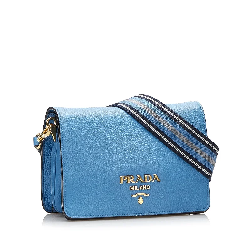 Prada Vitello Daino Flap Crossbody ANA2Jx