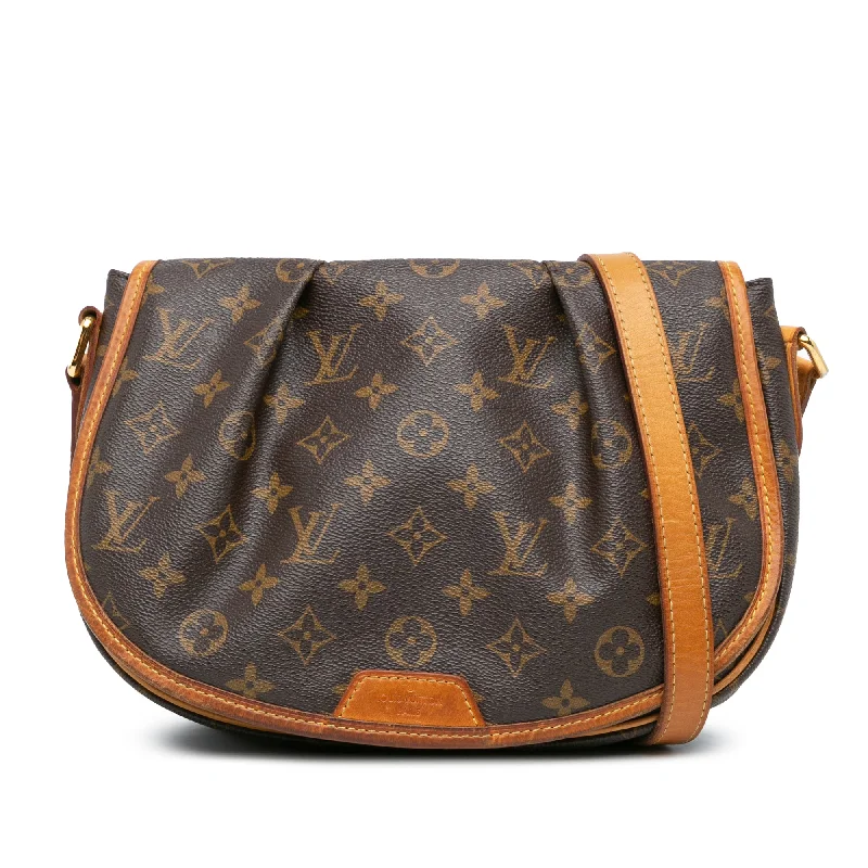 Brown Louis Vuitton Monogram Menilmontant PM Crossbody Bag