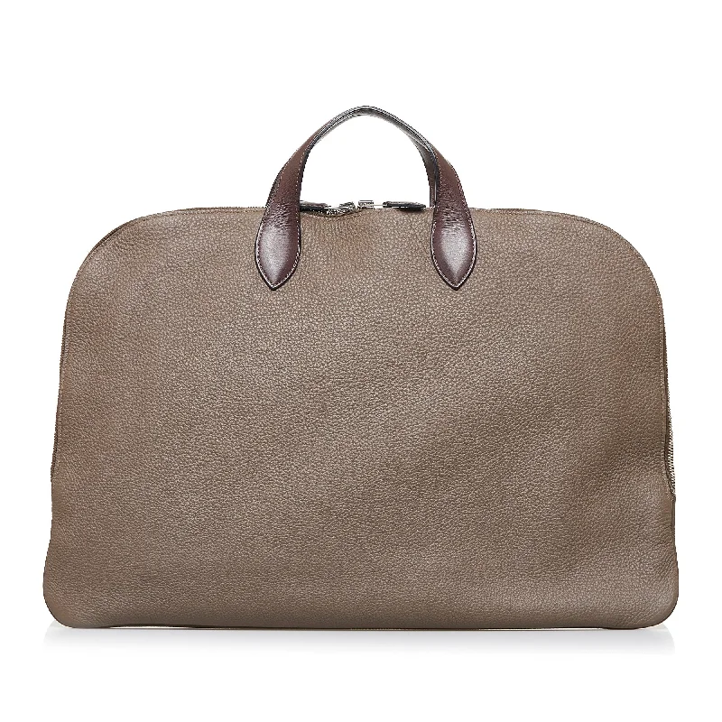 Brown Hermès Victoria II 40 Business Bag