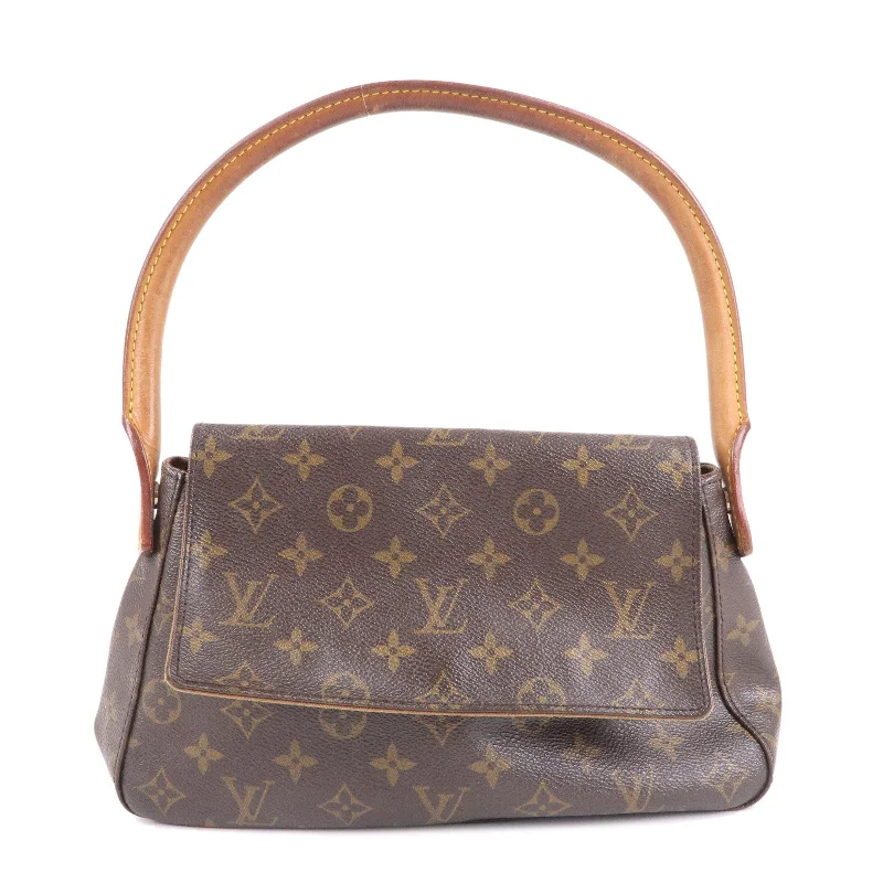 Louis Vuitton Monogram Mini Looping Shoulder Bag Brown M51147