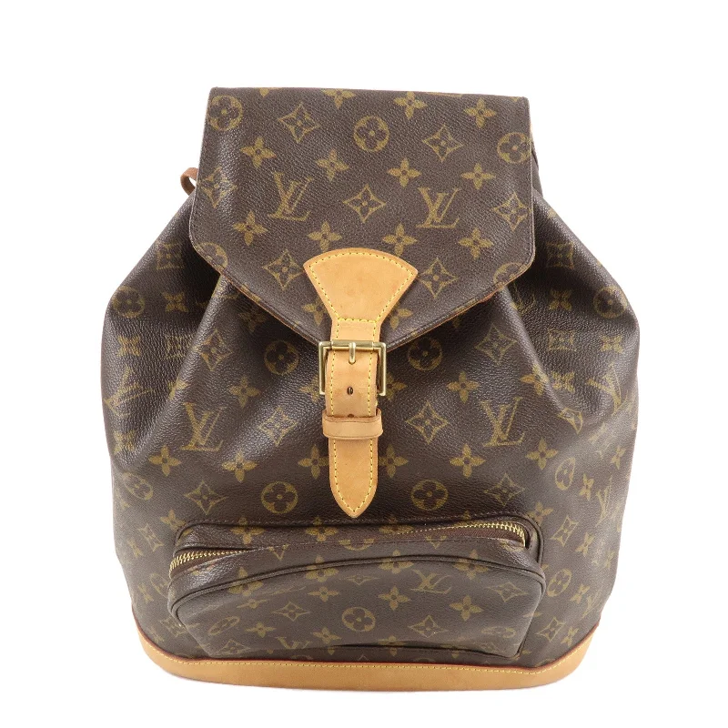 Louis Vuitton Monogram Montsouris GM Back Pack Brown M51135