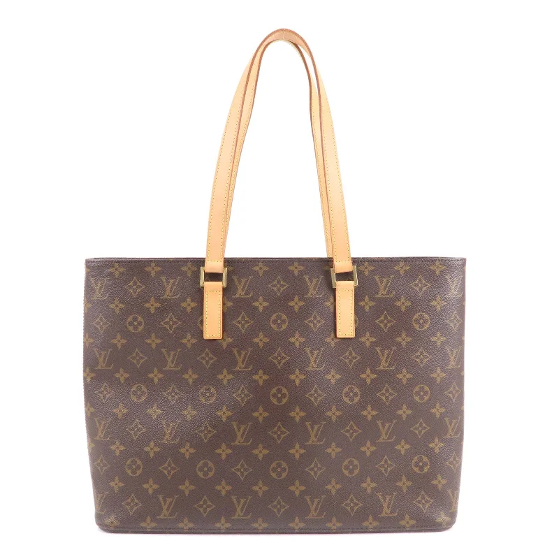 Louis Vuitton Monogram Luco Tote Bag Hand Bag Brown M51155