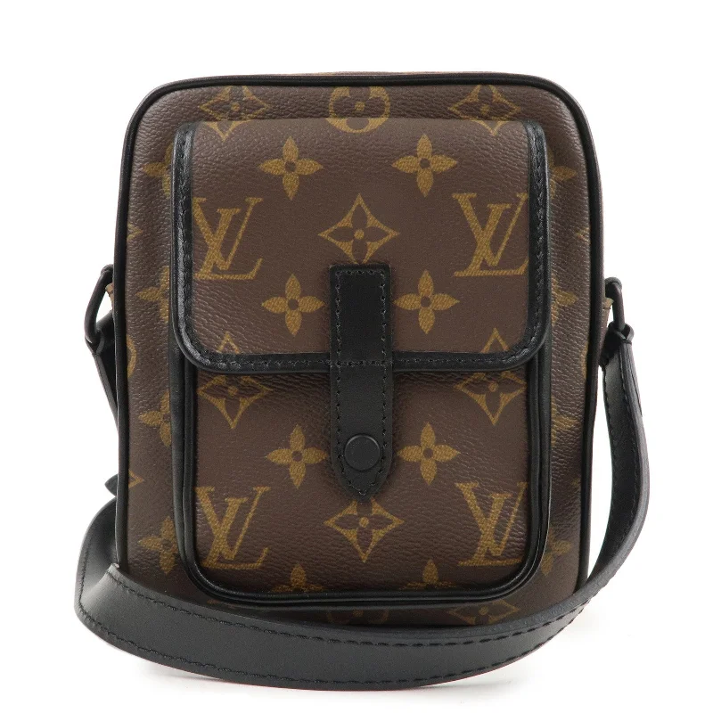 Louis Vuitton Monogram Maccasar Christopher Shoulder Bag M69404