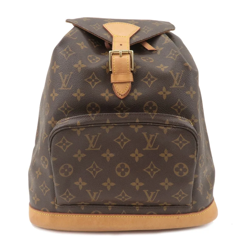 Louis Vuitton Monogram Montsouris GM Back Pack Brown M51135