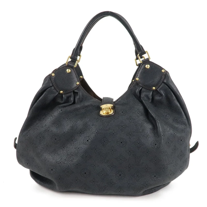 Louis Vuitton Monogram Mahina XL Shoulder Bag Noir M95547