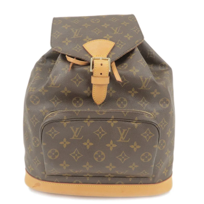 Louis Vuitton Monogram Montsouris GM Back Pack M51135