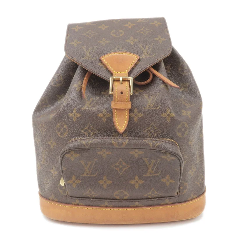 Louis Vuitton Monogram Montsouris MM Back Pack Bag M51136