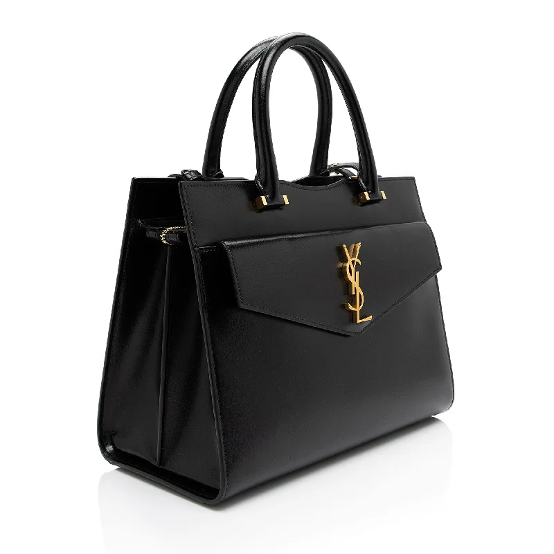 Saint Laurent Calfskin Monogram Uptown Medium Tote Z82BDJ