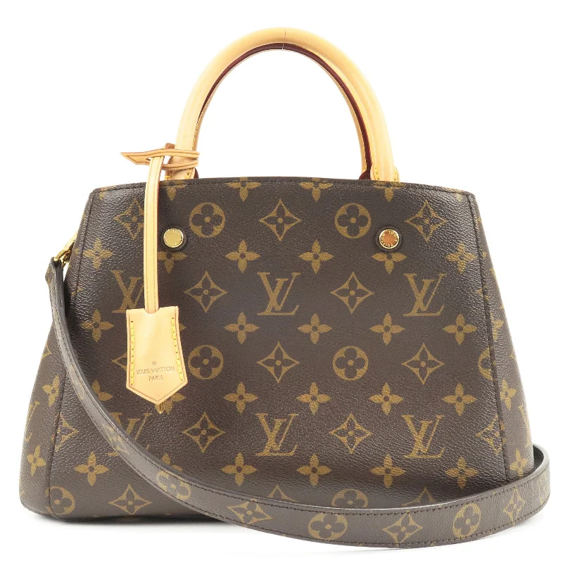 Louis Vuitton Monogram Montaigne BB 2Way Bag Hand Bag M41055