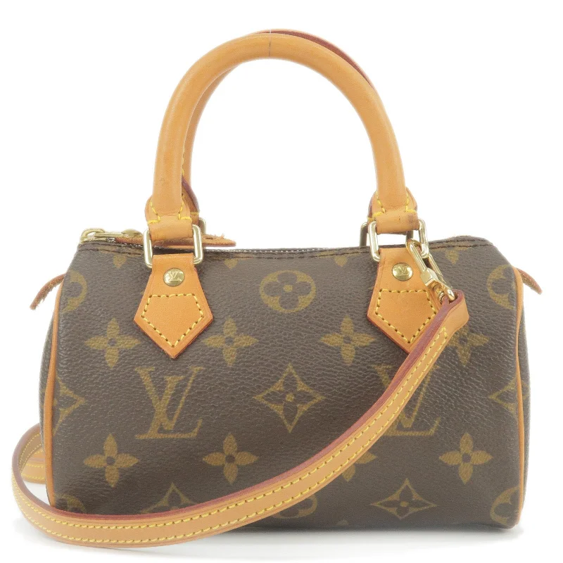 Louis Vuitton Monogram Mini Speedy & Strap M41534 J00145