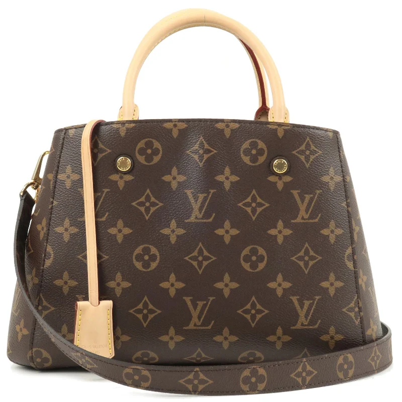 Louis Vuitton Monogram Montaigne BB 2Way Bag Hand Bag M41055