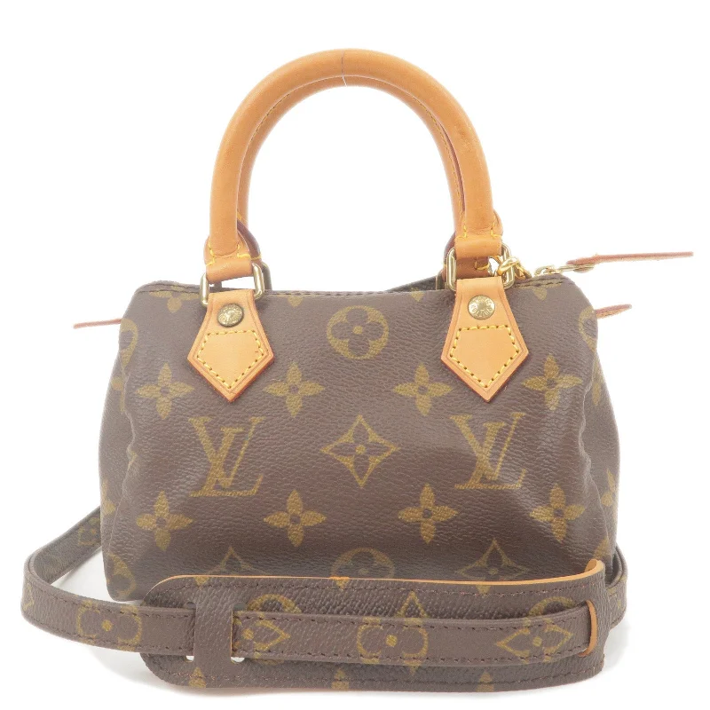 Louis Vuitton Monogram Mini Speedy Mini Bag & Strap M41534