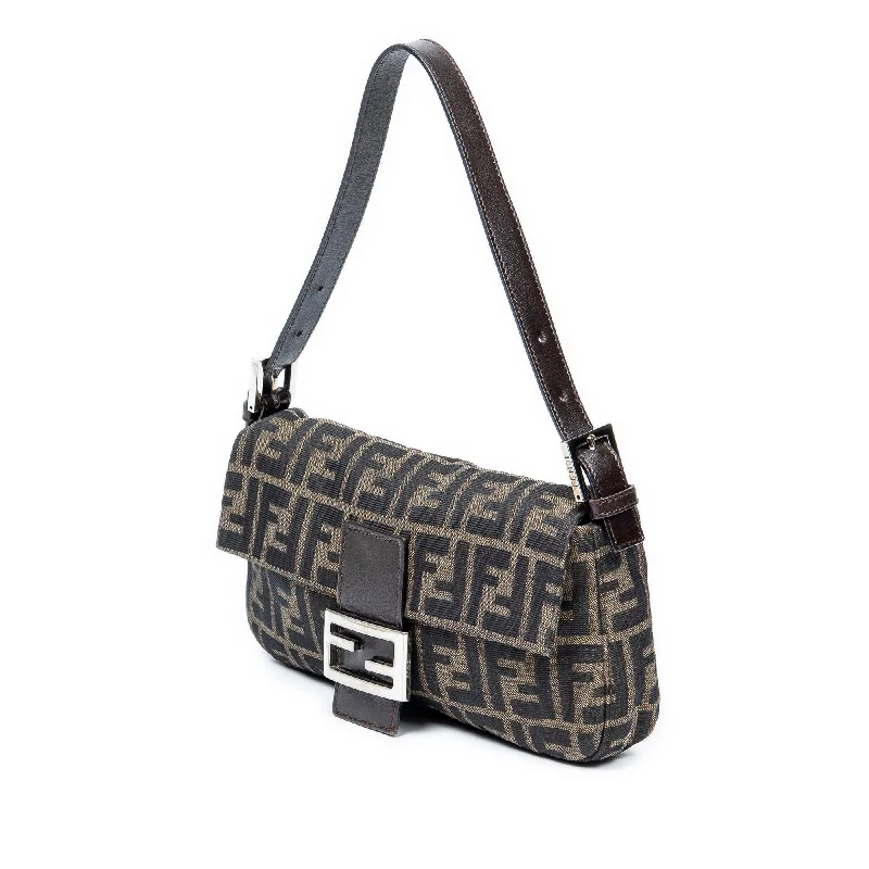 FENDI Zucca Canvas Baguette