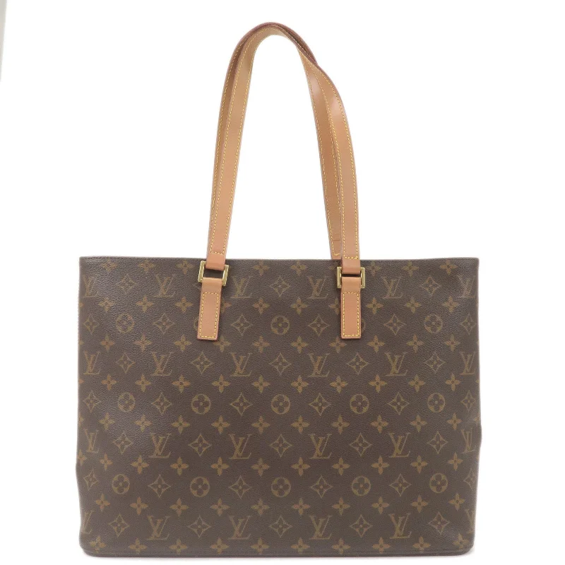 Louis Vuitton Monogram Luco Tote Bag Hand Bag Brown M51155