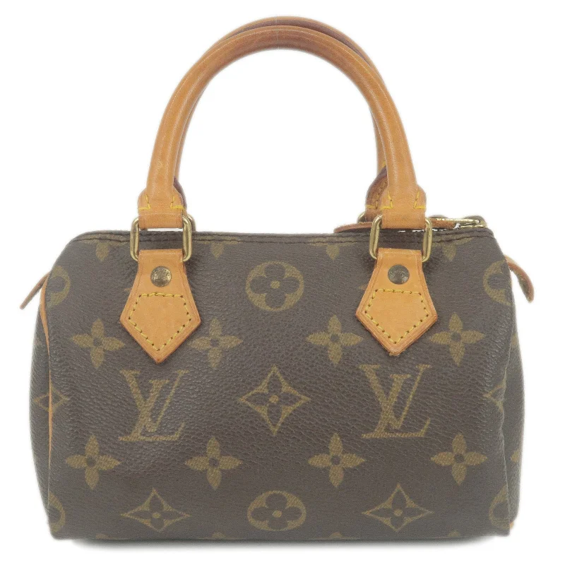 Louis Vuitton Monogram Mini Speedy Hand Bag Boston Bag M41534