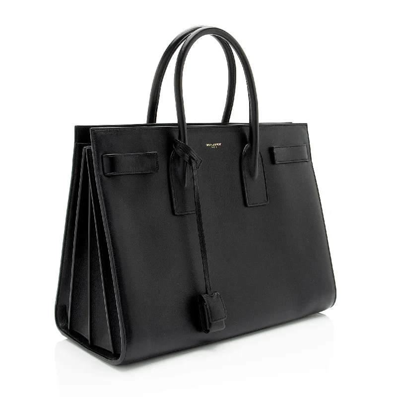 Saint Laurent Calfskin Sac De Jour Large Tote YLAJ7Y