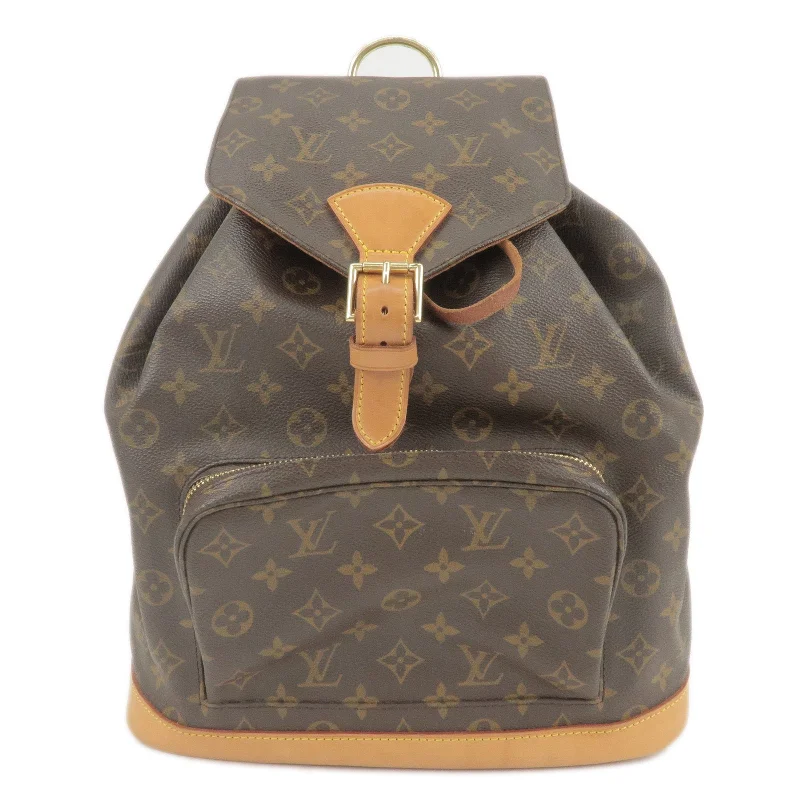 Louis Vuitton Monogram Montsouris GM Back Pack M51135