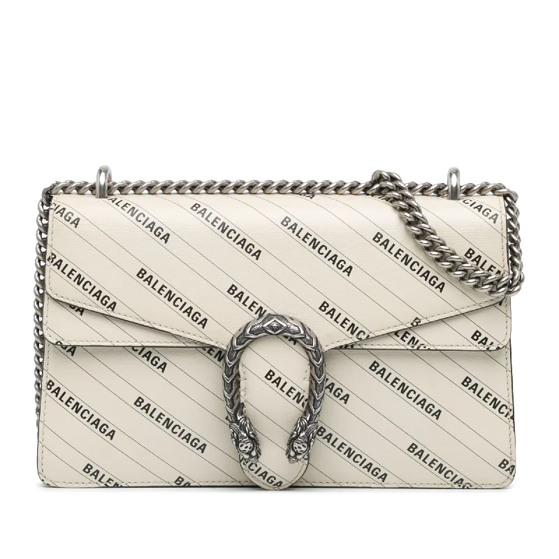 White Gucci The Hacker Project Small Leather Dionysus Shoulder Bag