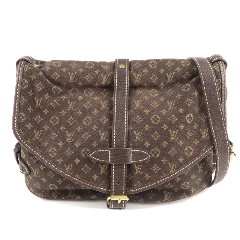 Louis Vuitton Monogram Mini Lin Saumur 30 Shoulder Bag M95227