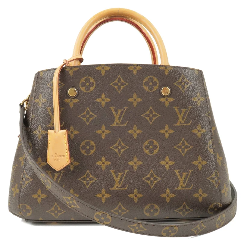 Louis Vuitton Monogram Montaigne BB 2Way Bag Hand Bag M41055