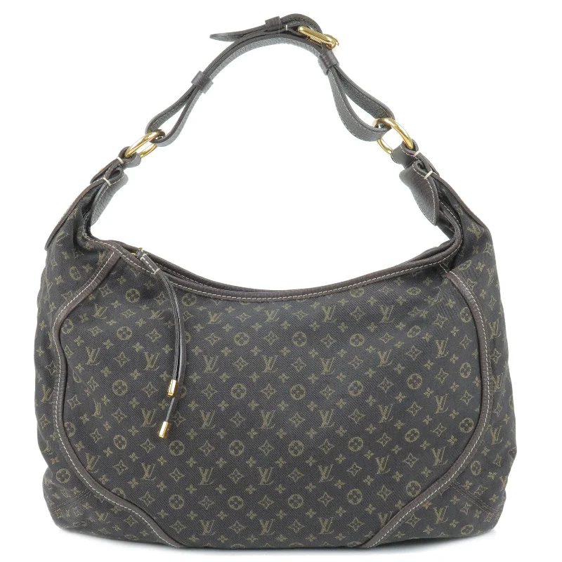 Louis Vuitton Monogram Minilin Manon MM Shoulder Bag Ebene M95619