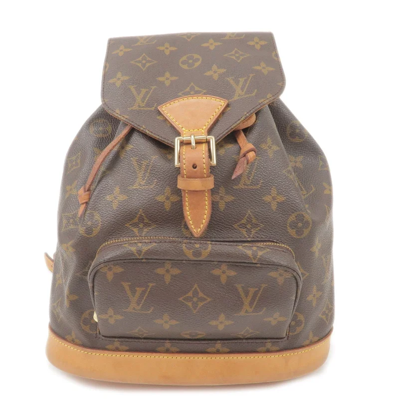 Louis Vuitton Monogram Montsouris MM Back Pack Bag M51136