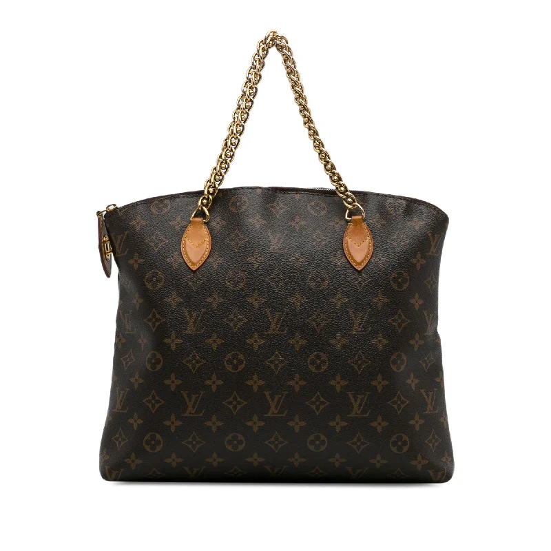 Brown Louis Vuitton Monogram Lockit Chain MM Tote Bag