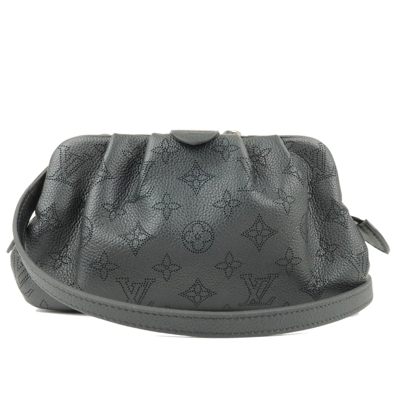 Louis Vuitton Monogram Mahina Scala Mini Shoulder Bag Noir M80093