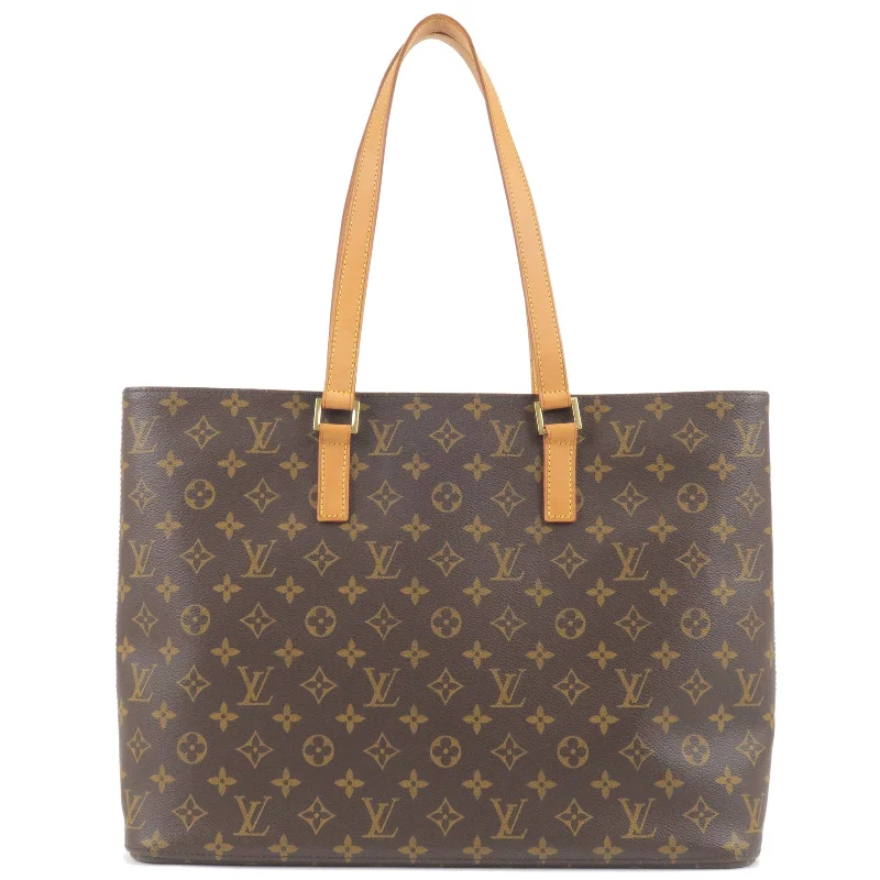 Louis Vuitton Monogram Luco Tote Bag Hand Bag M51155