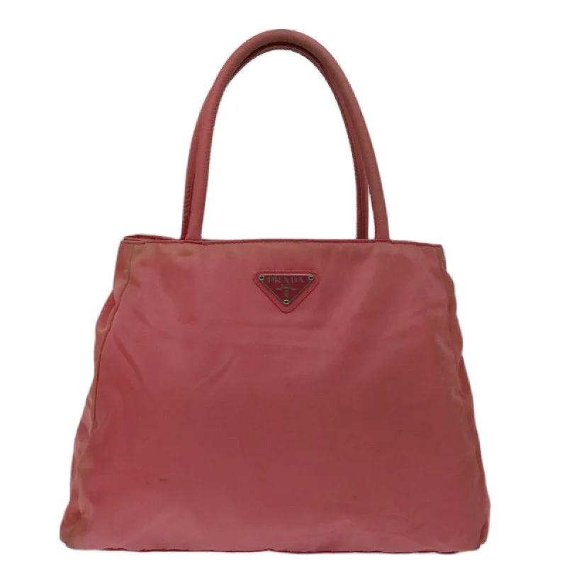 PRADA Hand Bag Nylon Pink  bs13247