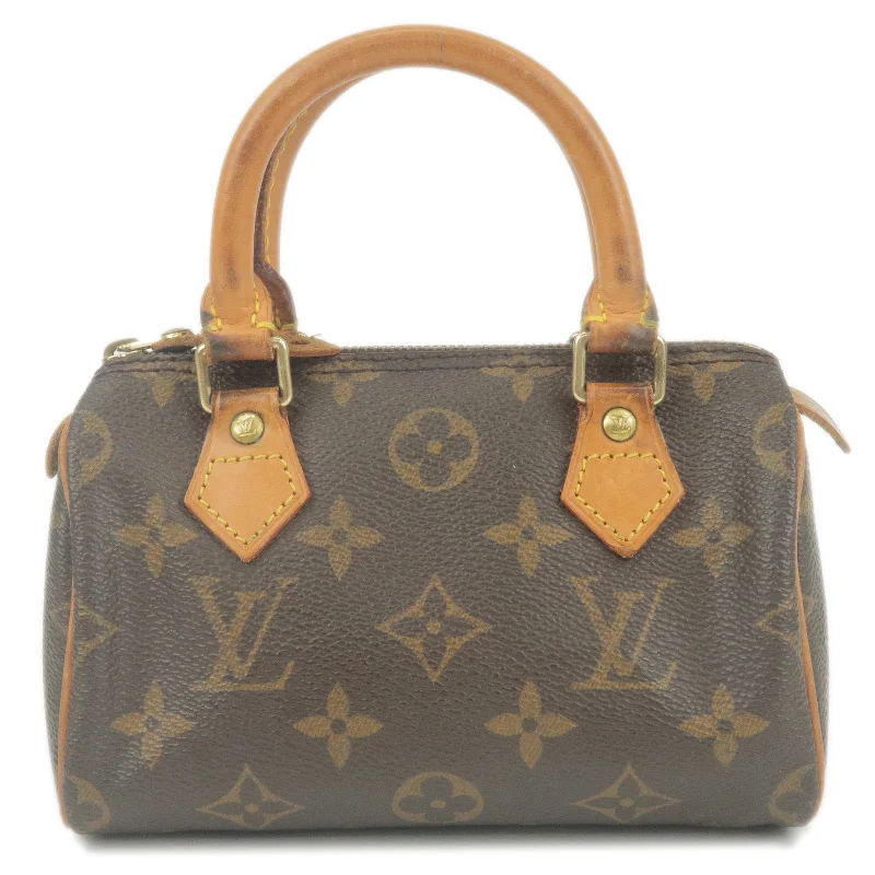 Louis Vuitton Monogram Mini Speedy Hand Bag Boston Bag M41534