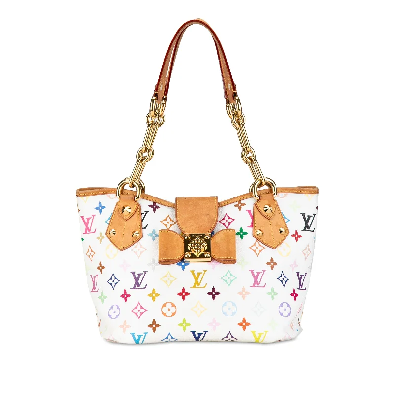 White Louis Vuitton Monogram Murakami Annie MM Tote Bag