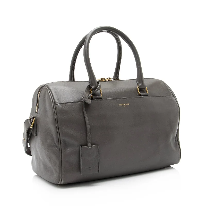 Saint Laurent Calfskin Duffle 6 Satchel 23052