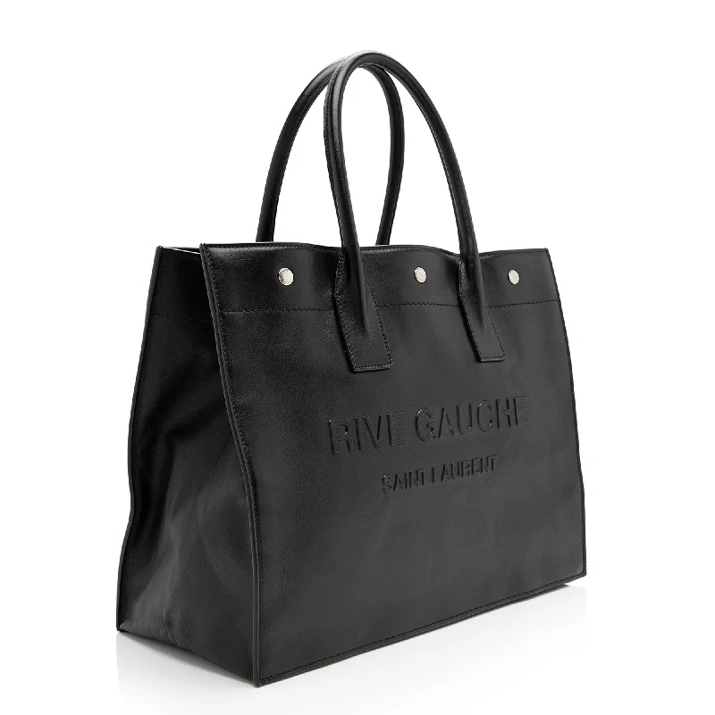 Saint Laurent Calfskin Rive Gauche Small Tote 23409