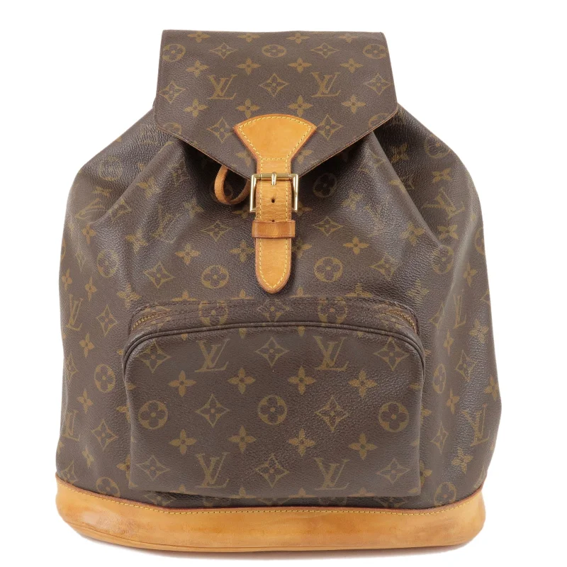 Louis Vuitton Monogram Montsouris GM Back Pack M51135